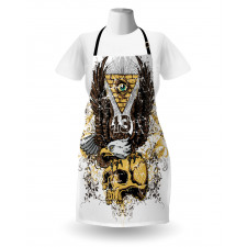 American Eagle on Skull Apron