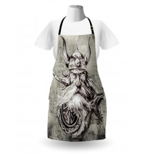 Sketchy Viking Warrior Apron