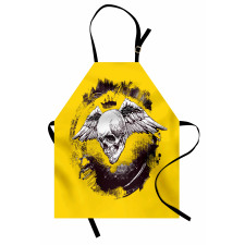 Death Angel Wings Skull Apron