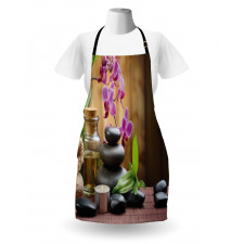 Warm Stones and Flowers Apron