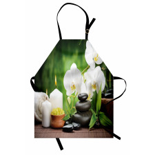 Stones and Orchids Apron