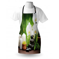 Stones and Orchids Apron