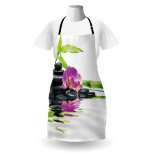 Purple Orchid Bamboos Apron