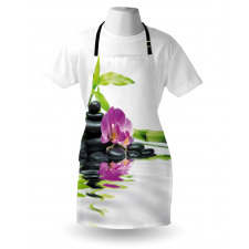 Purple Orchid Bamboos Apron