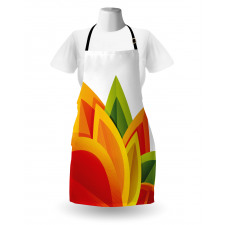 Digital Autmun Leaf Apron