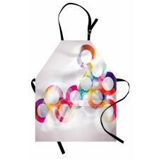 Disc Shapes Circles Apron