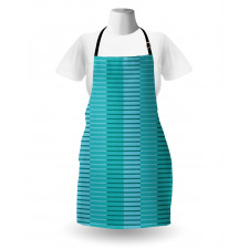 Digital Stripes Lines Apron