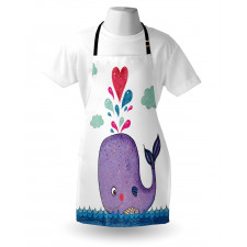 Smiley Whale with Cloud Apron