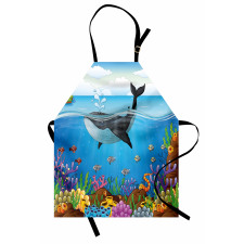 Whale in Ocean Planet Apron