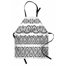 Winter Theme Flowers Apron