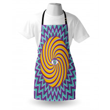 Color Hypnotic Circles Apron