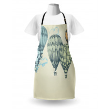 Air Balloons in Sky Apron