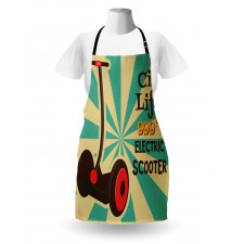 Pop Art Scooter Retro Apron