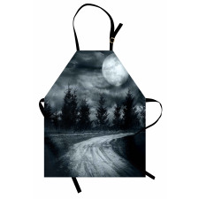 Moonrise Scenery Apron