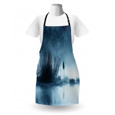 Fog Forest Night Apron