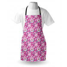 Peony Romantic Flower Apron