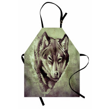 Winter Wild Wolf Forest Apron