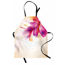 Floral Point and Leaf Apron