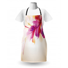 Floral Point and Leaf Apron
