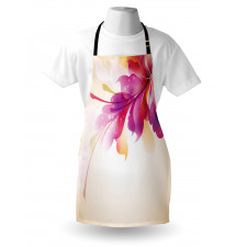 Floral Point and Leaf Apron