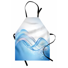 Modern Wavy Surfer Apron