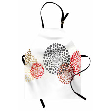 Circled Modern Dots Apron