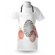 Circled Modern Dots Apron