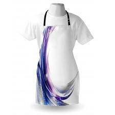 Wave Like Ombre Dots Apron