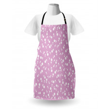 Floral Heart Leaves Apron