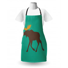 Deer Family and Antlers Apron