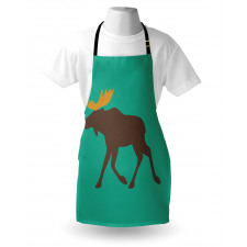 Deer Family and Antlers Apron