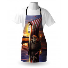 Barbarian Warrior Print Apron