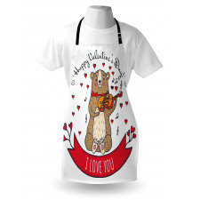 Bear and Violin Apron