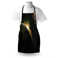 Sun Rising Above Earth Apron