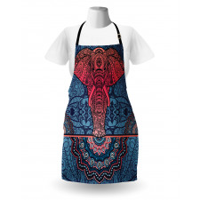 Oriental Sprials Cosmos Apron