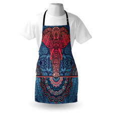 Oriental Sprials Cosmos Apron