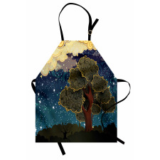 Vİbrant Starry Night Apron