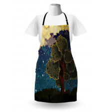 Vİbrant Starry Night Apron