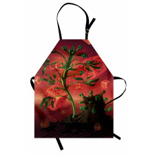 Trippy Surreal Cubes Apron