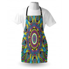 Abstract Hippie Forms Apron