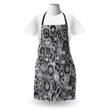 Clock Technologic Pattern Apron