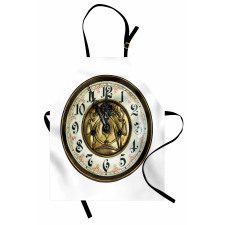Antique Clock with Face Apron