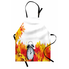 Autumn Leaves Clock Apron