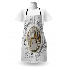 Alarm Clock with Clouds Apron
