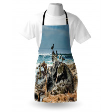 Driftwood Shore Seagull Apron