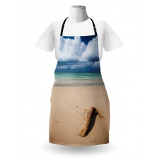 Sandy Beach and Clouds Apron