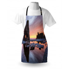 Sunset Sea Stacks Beach Apron