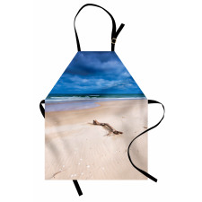 Deserted Sandy Beach Apron