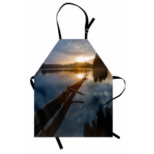 Lake in Poland Sunny Day Apron