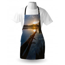 Lake in Poland Sunny Day Apron